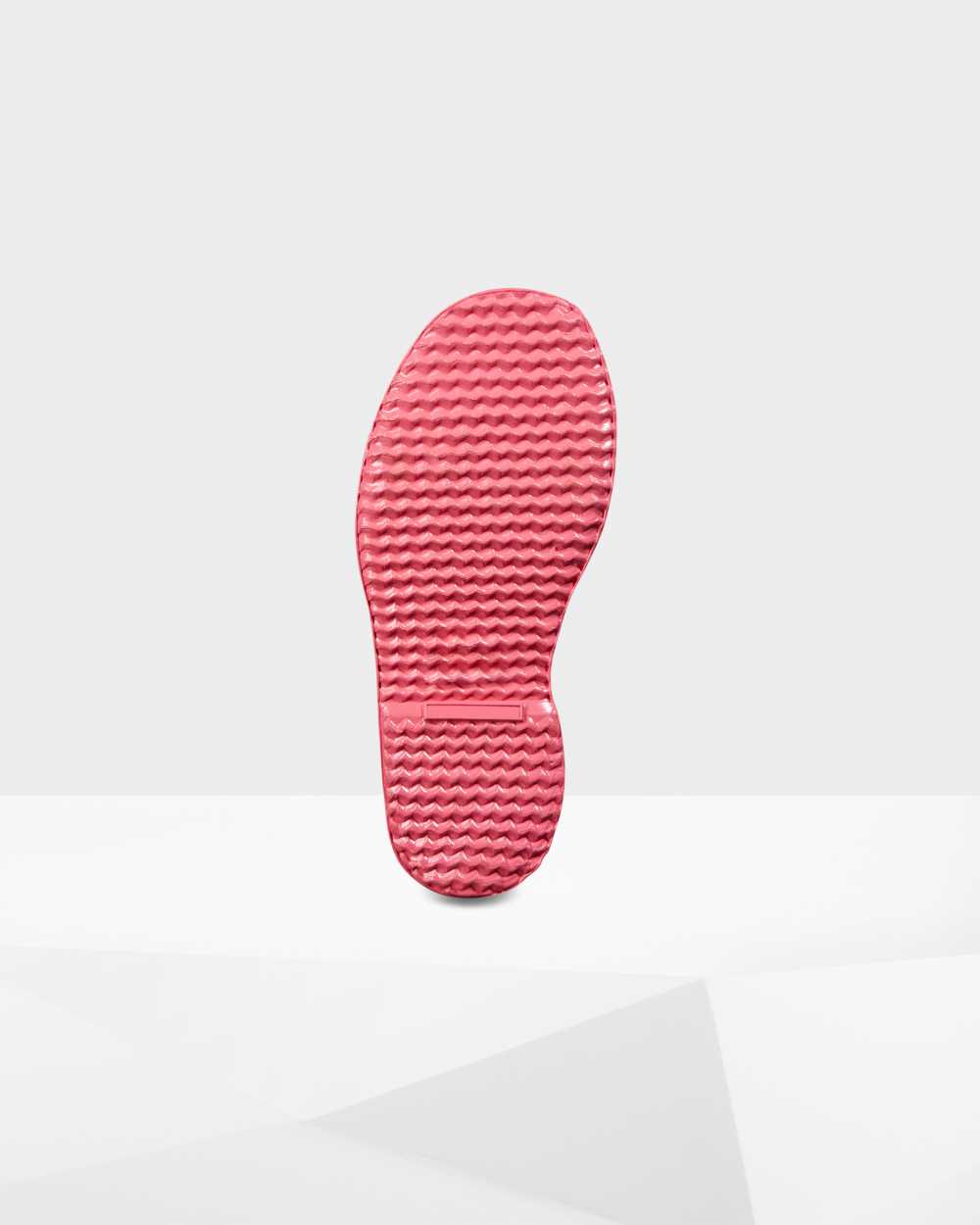 Hunter Original First Classic Grab Handle Gloss Kids Rain Boots NZ-45374X Pink
